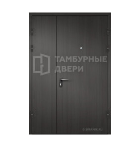 Дверь в тамбур глухая в подъезд винорит — скелет ТД-204
