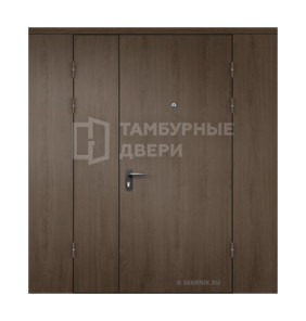 Дверь коричневая элитные панели винорит — винилискожа для дачи дуб ТД-252